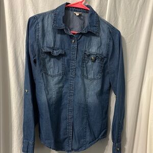 Passport Blue Button Down Shirt